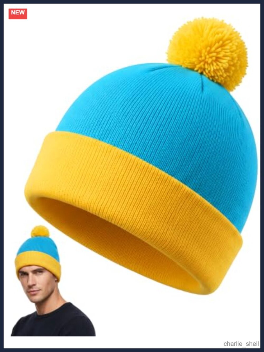 Funny Beanie Hat Costume Character Park Cosplay Soft Warm Knit